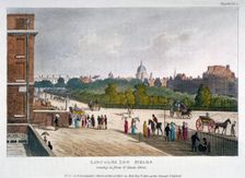 Lincoln's Inn Fields, Holborn, London, 1810. Artist: Anon