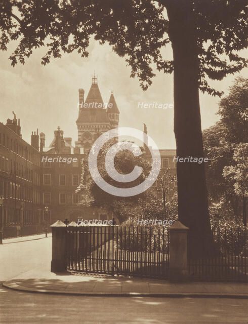 Lincoln's Inn. From the album: Photograph album - London, 1920s. Creator: Harry Moult.
