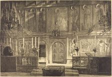 L'Inconestase de la Cathedrale de l'Assomption, 1883. Creator: Auguste Lepere