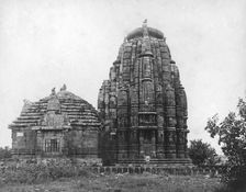 Lingaraj temple, Bhubaneswar, Orissa, India, 1905-1906. Artist: FL Peters