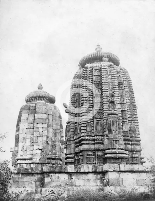 Lingaraj temple, Bhubaneswar, Orissa,  India, 1905-1906. Artist: FL Peters