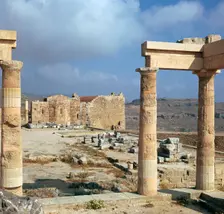 Lindos acropolis on the isle of Rhodes, 4th century BC