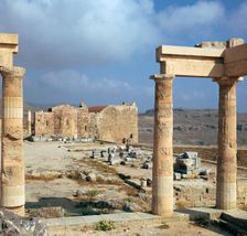 Lindos acropolis on the isle of Rhodes, 4th century BC