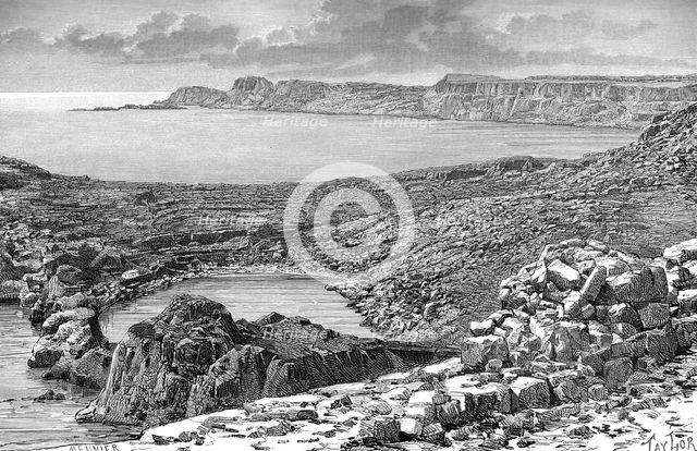 Lindos Bay, Rhodes, Greece, c1890. Artist: Unknown
