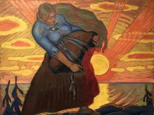 Linda Carrying a Rock, 1917