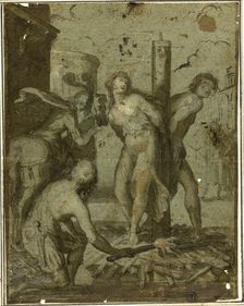 Linda and Sophronia Freed by Clorinda, n.d. Creator: Elisabetta Sirani