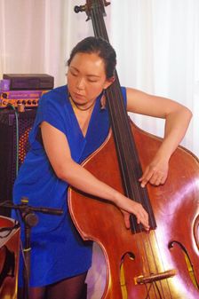 Linda May Han Oh, Linda May Han Oh Quartet, Watermill Jazz Club, Dorking, Surrey, 26 Oct 2021. Creator: Brian O'Connor