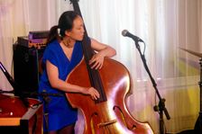Linda May Han Oh, Linda May Han Oh Quartet, Watermill Jazz Club, Dorking, Surrey, 26 Oct 2021. Creator: Brian O'Connor
