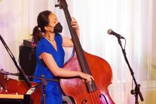 Linda May Han Oh, Linda May Han Oh Quartet, Watermill Jazz Club, Dorking, Surrey, 26 Oct 2021. Creator: Brian O'Connor