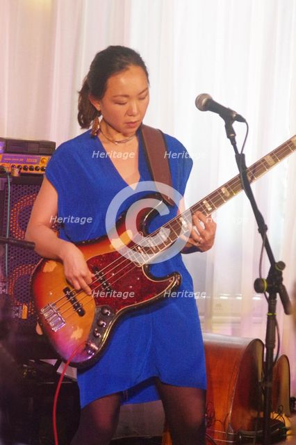Linda May Han Oh, Linda May Han Oh Quartet, Watermill Jazz Club, Dorking, Surrey, 26 Oct 2021. Creator: Brian O'Connor.