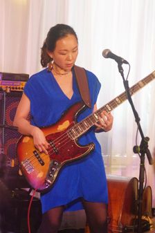 Linda May Han Oh, Linda May Han Oh Quartet, Watermill Jazz Club, Dorking, Surrey, 26 Oct 2021. Creator: Brian O'Connor