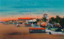 Lindbergh Field and Administration Building. San Diego, California c1941