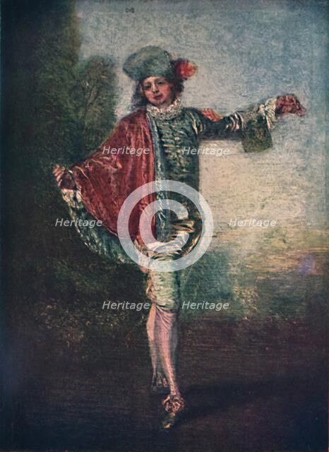 'L'Indifferent', c1717, (1911). Artist: Jean-Antoine Watteau.