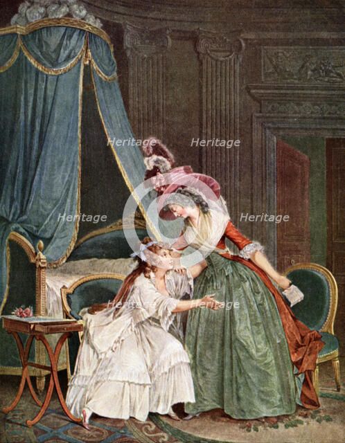 'L'Indiscretion', 1788, (1929). Artist: Jean-François Janinet   