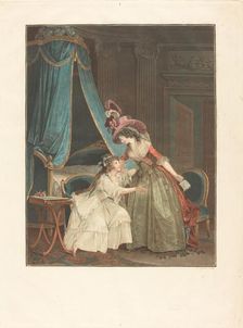 L'Indiscretion, 1788. Creator: Jean Francois Janinet