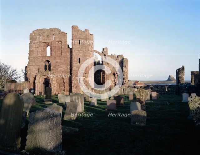 Lindisfarne Priory, Northumberland, 2000. Artist: JO Davies