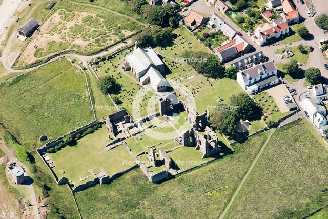 Lindisfarne Priory, Northumberland, 2018. Creator: Historic England.