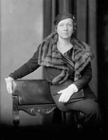 Lindsay, Harry B., Mrs. Portrait, 1933. Creator: Harris & Ewing