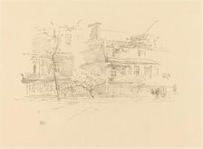 Lindsay Row, Chelsea, 1888. Creator: James Abbott McNeill Whistler