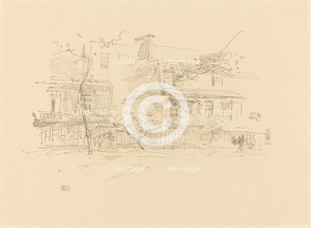 Lindsay Row, Chelsea, 1888. Creator: James Abbott McNeill Whistler.
