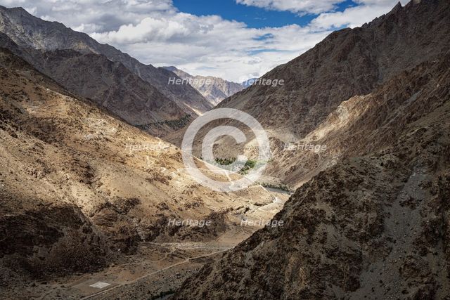 Line of Control viewpoint, Kargil, Ladakh, India, 2023. Creator: Peter Thompson.