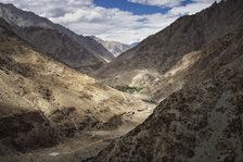 Line of Control viewpoint, Kargil, Ladakh, India, 2023. Creator: Peter Thompson
