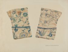 Linen Cuffs, 1935/1942. Creator: Isabella Ruth Doerfler