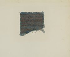 Linen and Cotton Homespun, c. 1940. Creator: Unknown