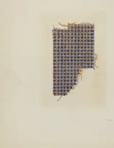 Linen and Cotton Homespun, c. 1940. Creator: Frank S. Browne