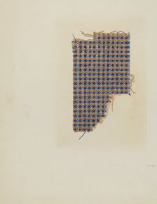 Linen and Cotton Homespun, c. 1940. Creator: Frank S. Browne