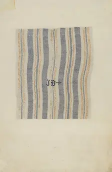 Linen Bag, c. 1936. Creator: Joseph Goldberg