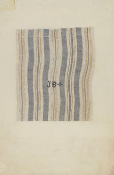 Linen Bag, c. 1936. Creator: Joseph Goldberg