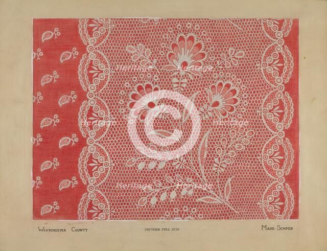 Linen Square, c. 1936. Creator: Maud Schmid.