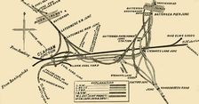 Lines of Rail at Clapham Junction (c1878). Creator: Unknown