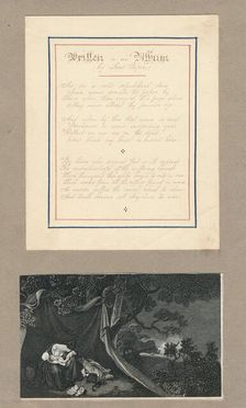 Lines written in an Album, at Malta c1812. Creator: Unknown