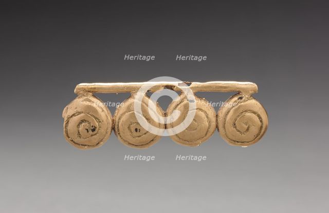 Linked Shells Pendant, c. 900-1550. Creator: Unknown.