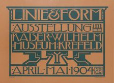 Linie & Form exhibition, 1904. Creator: Praetere, Jules de (1879-1947)