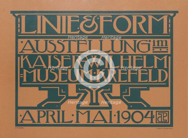 Linie & Form exhibition, 1904. Creator: Praetere, Jules de (1879-1947).
