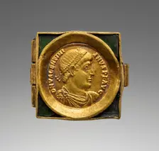 Link from a Coin Belt, A.D. 379-395. Creator: Unknown