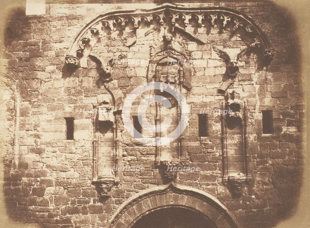 Linlithgow Castle, 1843-47. Creators: David Octavius Hill, Robert Adamson, Hill & Adamson.