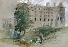 Linlithgow Castle, West Lothian, Scotland, 1845. Artist: Sir John Gilbert