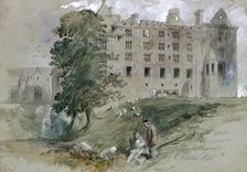 Linlithgow Castle, West Lothian, Scotland, 1845. Artist: Sir John Gilbert