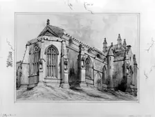 Linlithgow Church, 1851. Creator: Robert William Billings