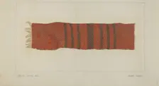 Linsey Blanket, c. 1938. Creator: Frank Maurer