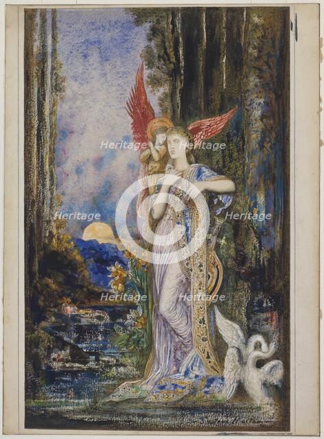 L'Inspiration, c. 1893. Creator: Gustave Moreau.