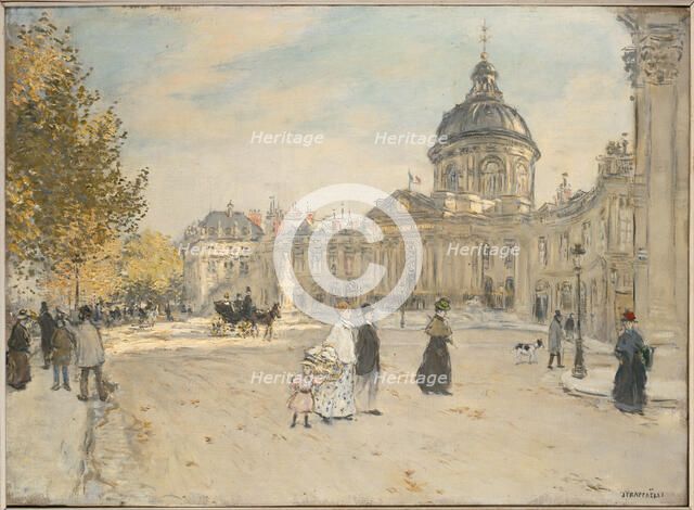 L'Institut, c1898. Creator: Jean-François Raffaëlli.