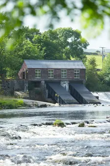 Linton Falls Hydroelectric Power Station, Yorkshire Dales National Park, 2012. Artist: Alun Bull