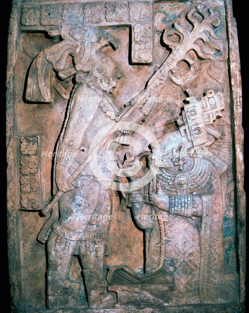 Lintel 24, Maya, Late Classic period, c600-900. Artist: Unknown