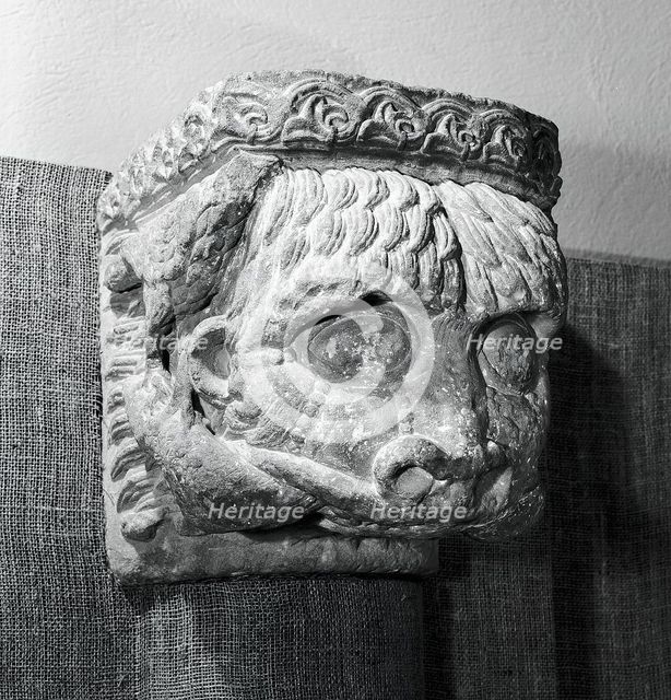 Lintel Support with Lion, 1125/50. Creator: Unknown.