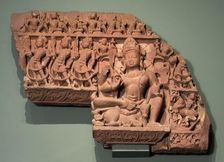 Lintel with Shiva and Subsidiary Deities, between c.850 and c.900. Creator: Unknown